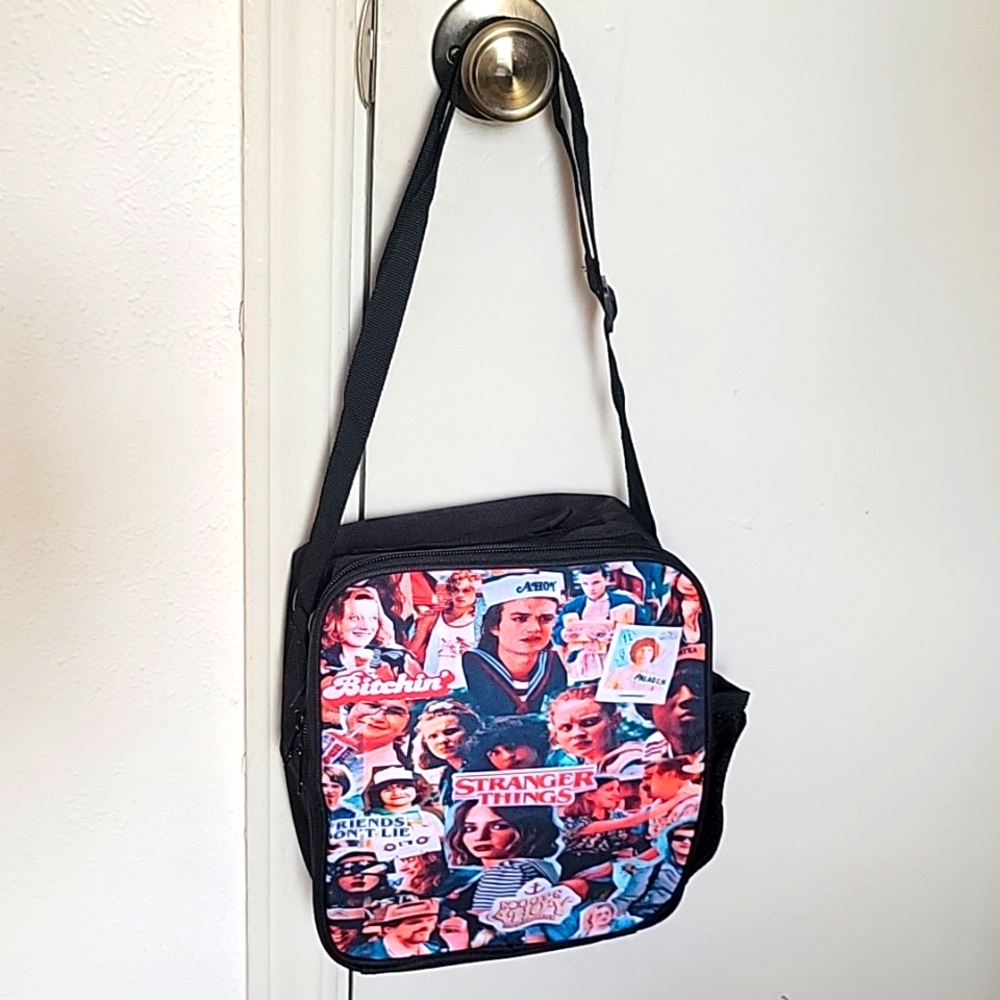 Cute Stranger letter Things Insulated Lunch Bag for Men/Women Reusable L…
